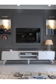 Myniture Home & Living Festival Tv Sehpası S3830-1 Silver Beyaz - 2
