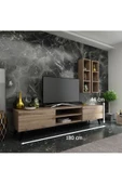 MobilyaFırsat İdeal Tv Ünitesi + Duvar Rafı 7000-3 thumbnail 2