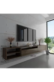 Myniture Home & Living Duvara Monte Tv Sehpası Ceviz S6111-2 thumbnail 3