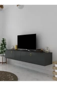 Myniture Home & Living Duvara Monte Tv Sehpası Antrasit S6201-4 - 1
