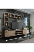 MobilyaFırsat Ideal Tv Ünitesi Duvar Rafı Q7005-3 Çırağan - 2