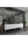 MobilyaFırsat Ideal Tv Ünitesi Q7811-1 Beyaz thumbnail 1