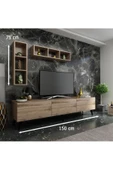 MobilyaFırsat Ideal Tv Ünitesi Duvar Raflı Q7804-3 Çırağan thumbnail 2