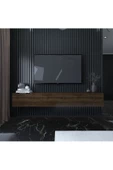 Myniture Home & Living Duvara Monte Tv Sehpası Ceviz S6204-2 - 2