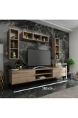 MobilyaFırsat Ideal Tv Ünitesi Duvar Rafı Q7006-3 Çırağan thumbnail 2