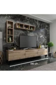MobilyaFırsat Ideal Tv Ünitesi Duvar Rafı Q7004-3 Çırağan - 2