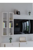 Myniture Home & Living Festival Duvar Rafı R2-1 Beyaz - Tv ünitesi rafı - Duvar Rafı - 1