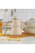 SCHAFER New Range Yanmaz Yapışmaz Çeyiz Seti-11 Parça-Beyaz - 4