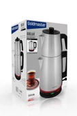 GOLDMASTER Selvi 2200 Watt Çift Isıtıcılı Paslanmaz Çelik Çay Makinesi Ve Su Isıtıcısı - 8