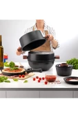 SCHAFER Matrix Döküm Tencere Seti 8 Parça-Siyah - 6