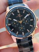 Ferro Çelik Kordon İç Fonksiyonlar Aktif Takvimli 30 Mt Su Geçirmez Erkek Kol Saat EFM11171-R thumbnail 5