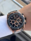 Ferro Çelik Kordon İç Fonksiyonlar Aktif Takvimli 30 Mt Su Geçirmez Erkek Kol Saat EFM31397-R thumbnail 5