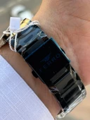 Ferro Çelik Kordon İç Fonksiyonlar Aktif Takvimli 30 Mt Su Geçirmez Erkek Kol Saat EFM31397-R thumbnail 6