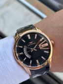 Ferro Çelik Kordon Takvimli Kadran 30 Mt Suya Dayanıklı Erkek Kol Saat EFM11911-XJ thumbnail 3