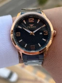 Ferro Çelik Kordon Takvimli Kadran 30 Mt Suya Dayanıklı Erkek Kol Saat EFM11911-R thumbnail 2