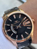 Ferro Çelik Kordon Takvimli Kadran 30 Mt Suya Dayanıklı Erkek Kol Saat EFM11911-XJ thumbnail 2