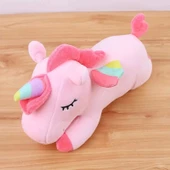 UNİCORN 35 CM PEMBE UNİCORN TEK BOYNUZLU AT PELUŞ SQUİSHMALLOWS DOĞUM GÜNÜ HEDİYELİK OYUNCAK - 5