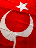 200x300 Cm Paraşüt Kumaş Türk Bayrağı 1. Kalite Kumaş Dikim - 2