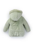 Baby Oyuncak Ayı İçi Kürklü Soft Kumaş Cepli Kapüşonlu Kışlık İçi Peluş Erkek Kız Bebek Mont Şişme - 7