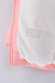 Baby Oyuncak Ayı İçi Kürklü Soft Kumaş Cepli Kapüşonlu Kışlık İçi Peluş Erkek Kız Bebek Mont Şişme - 8