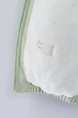 Baby Oyuncak Ayı İçi Kürklü Soft Kumaş Cepli Kapüşonlu Kışlık İçi Peluş Erkek Kız Bebek Mont Şişme - 5
