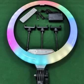 Zore RGB Light 45cm Işıklı Telefon Tutucu Ring Light - 3