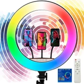 Zore RGB Light 45cm Işıklı Telefon Tutucu Ring Light - 4