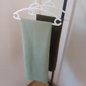 Açık Çağla Pamuksu Soft Kraş Şal - 1