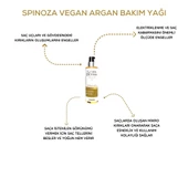 Dörtlü Spinoza Vegan Argan Saç Bakım Yağı Seti - 2
