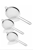 Büyük 3'lü Metal Süzgeç Royaleks-CLKN-1359 - 1