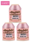 3 Adet Altınbaşak Oya ve Dantel İpi 20 gr - Royaleks - No: 440 - 1
