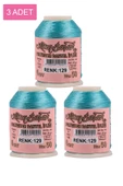 3 Adet Altınbaşak Oya ve Dantel İpi 20 gr - Royaleks - No: 129 - 1