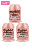 3 Adet Altınbaşak Oya ve Dantel İpi 20 gr - Royaleks - No: 423 - 1