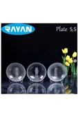Plate Noktalı 6'lı Cam Çerezlik Royaleks-80972 - 1