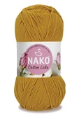 5 Adet Cotton Lüks Yelek Tunik Kazak Bluz Hırka İpi Yünü Hardal 97555 - 2