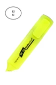 Pastel Sarı Fosforlu Kalem SH712 SCR.T0SBH4SH71209A Scrikss 12'li - 1