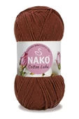 5 Adet Cotton Lüks Yelek Tunik Kazak Bluz Hırka İpi Yünü Kızıl Kahve 97556 - 2