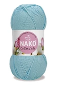 5 Adet Cotton Lüks Yelek Tunik Kazak Bluz Hırka İpi Yünü Buz Mavi 97564 - 2