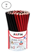 Fatih Jumbo Üçgen Ilk Kalemim Kırmızı Ve Siyah 72li Kutu - 1