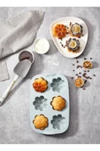 Silikon 6 Gözlü Muffin Kalıbı Papatya - Fırın Kek - Muffin Kalıbı - 1