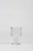 Ayaklı Kahve Yanı Bardağı Kristal Kesim Shot Bardak 7cm x 4 cm 6 Lı Set - 3