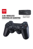 pinlock 2.4g Kablosuz Çift Kol Retro Oyunlar 4k Game Stick 10.000 Oyun Atari 64 GB - 6