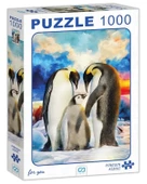 Penguen Ailesi 1000 Parça Puzzle - 1