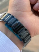 Ferro Çelik Kordon İç Fonksiyonlar Aktif Takvimli 30 Mt Su Geçirmez Erkek Kol Saat EFM11499-G thumbnail 6