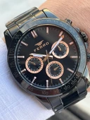 Ferro Çelik Kordon İç Fonksiyonlar Aktif Takvimli 30 Mt Su Geçirmez Erkek Kol Saati EFM11468-XG thumbnail 2