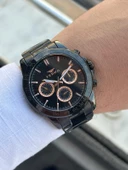 Ferro Çelik Kordon İç Fonksiyonlar Aktif Takvimli 30 Mt Su Geçirmez Erkek Kol Saati EFM11468-XG thumbnail 3