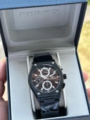 Ferro Çelik Kordon İç Fonksiyonlar Aktif Takvimli 30 Mt Su Geçirmez Erkek Kol Saati EFM40132-BG thumbnail 1