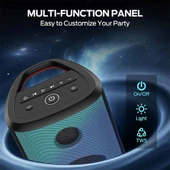 Monster Sparkle Bluetooth Tasinabilir Kablosuz Hoparlörler 80W - 8