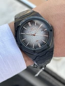 Ferro Çelik Kordon Takvimli Kadran 30 Mt Suya Dayanıklı Erkek Kol Saati EFM40133-BG thumbnail 3