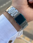 Ferro Çelik Kordon Takvimli Kadran 30 Mt Suya Dayanıklı Erkek Kol Saati EFM11911-BG thumbnail 6